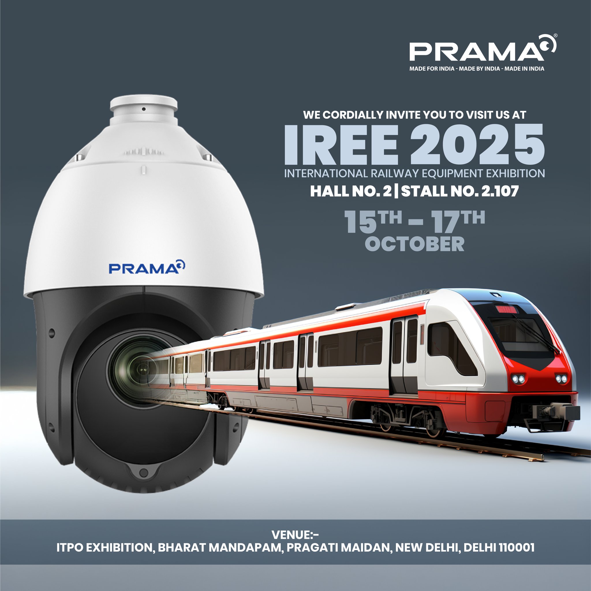 Prama - On Track with Innovation! 🚆 Prama India is proud to showcase ...