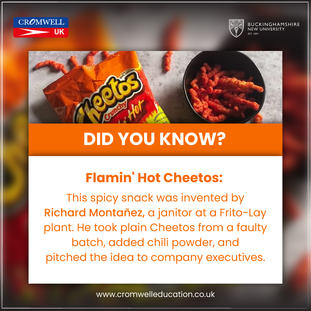 Cromwell UK - Did you know? Hot Cheetos was Invented by... | Facebook