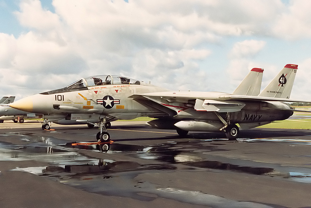162689\AJ-101 F-14A VF-41 'Black Aces' NAS Oceana. Stuart Freer