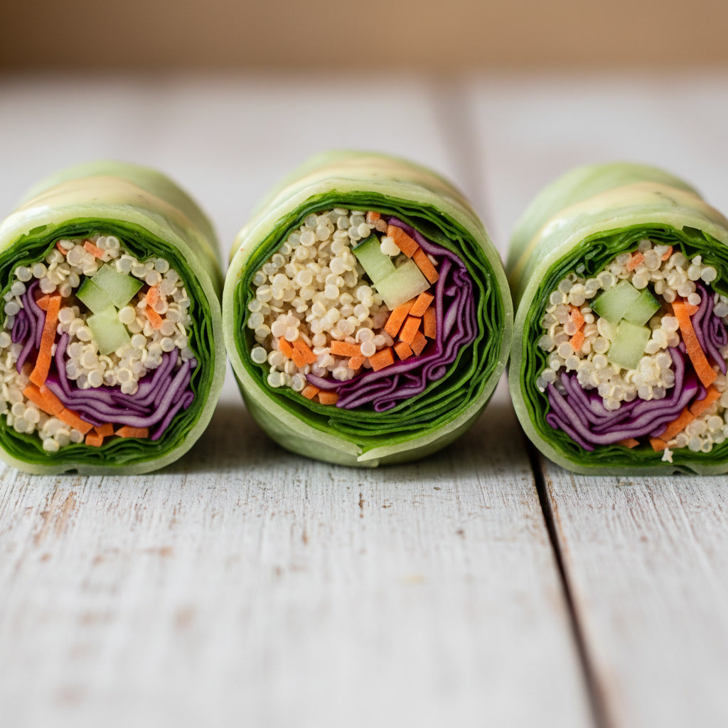 Petite - Mini rolls quinoa & légumes croquants 👥 Pour : 4 personnes (10 ...