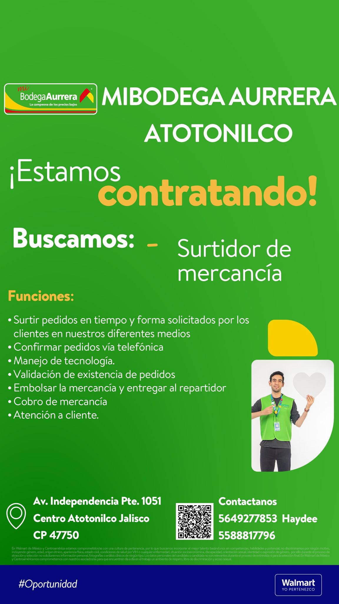 Haydee Barba BODEGA AURRERA ATEMAJAC ESTAMOS... Facebook