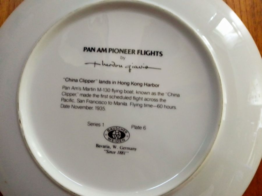 Where to find complete set of PanAm first class plates?