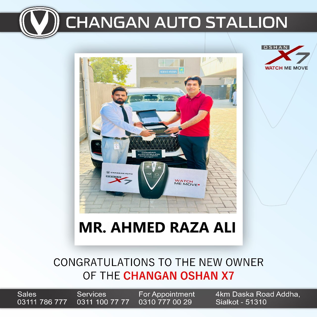 Congratulations to our valued... - Changan Auto Stallion | Facebook