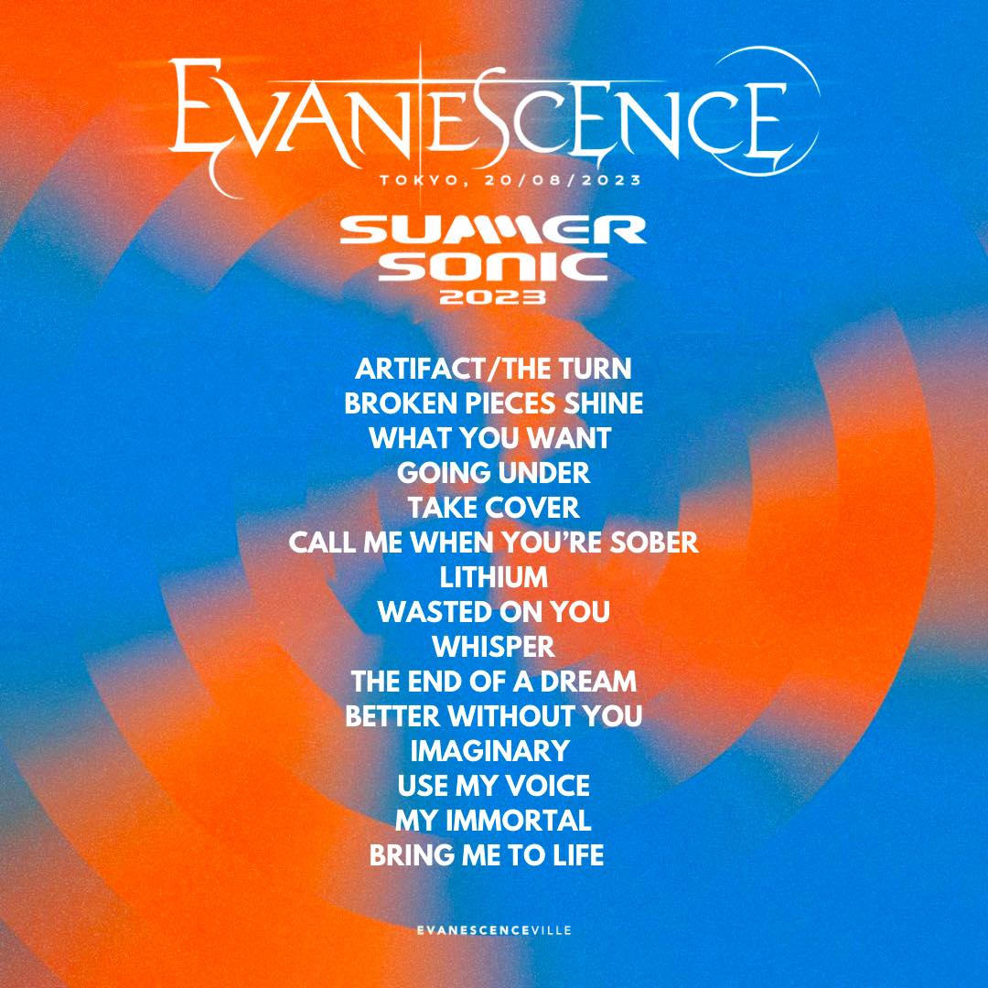 Just announced - Summer Sonic, Japan Ticket info : www.summersonic