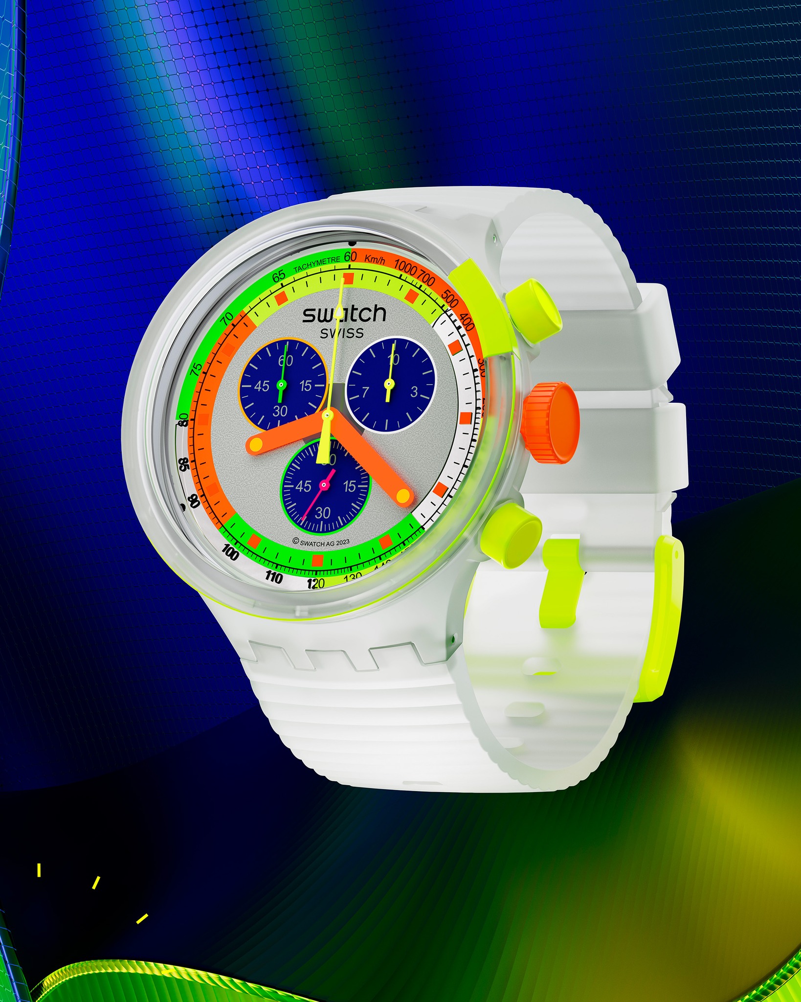90's Swatch JELLY STAG SCK104 ケース付き Swatch Chrono 90's Jelly