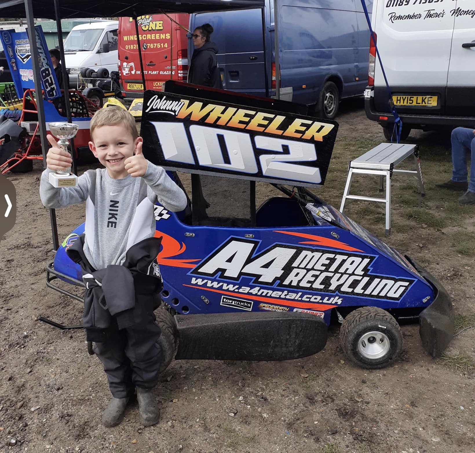 Spedeworth Ninja Kart 102 Johnny... - Race Receiver UK | Facebook