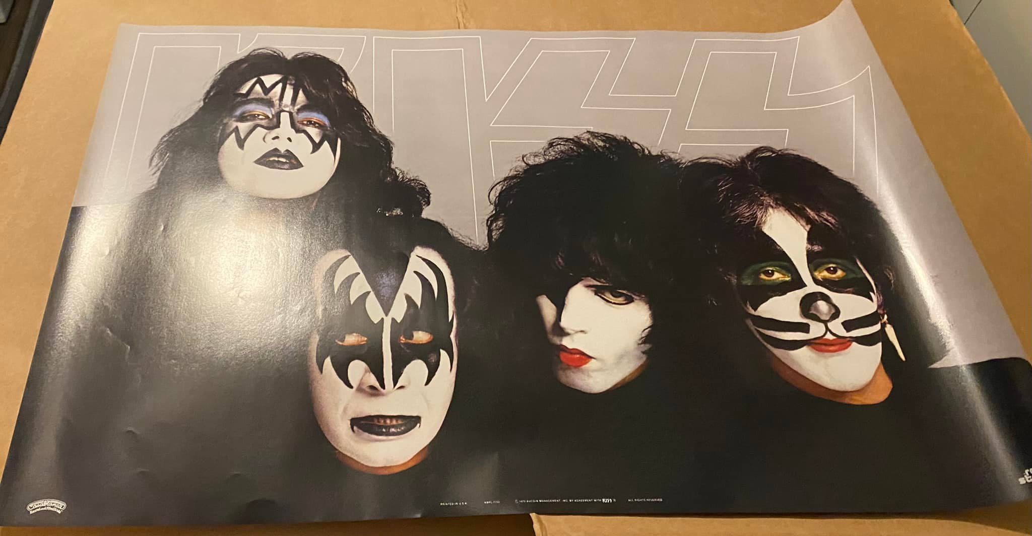 Kiss' 1979 album Dynasty with poster and order form