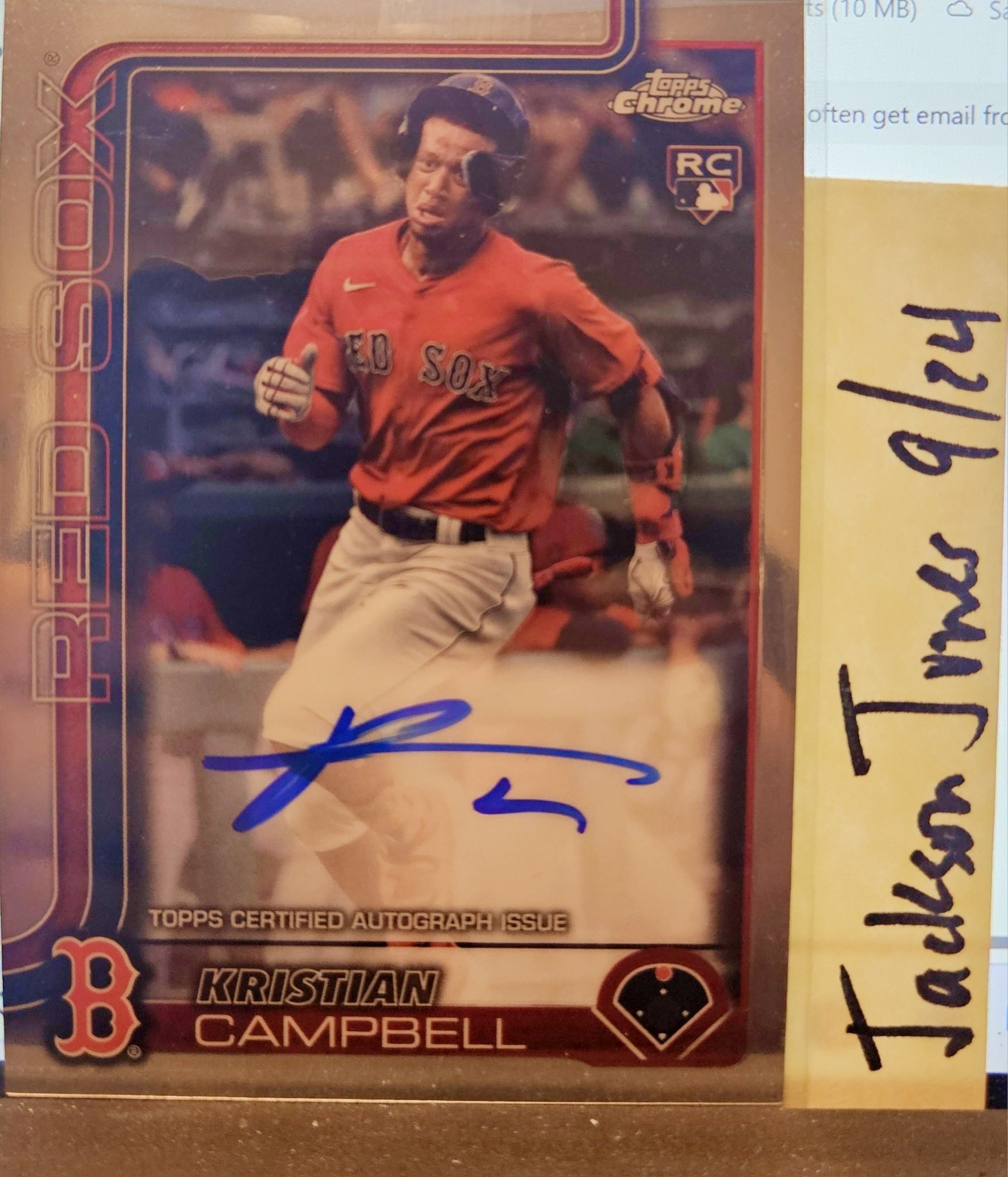 2025 Topps Chrome Platinum Kristian Campbell RC