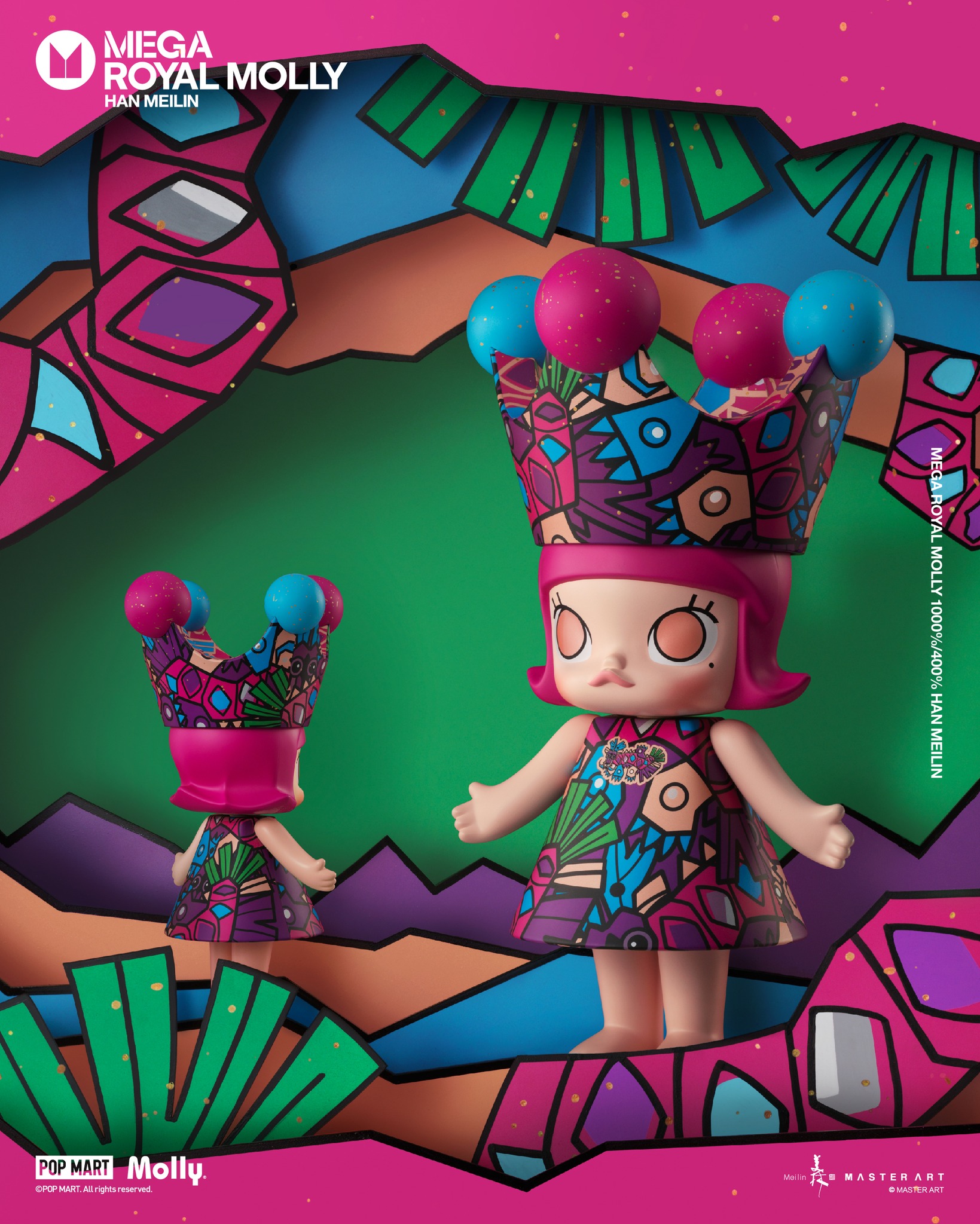 MEGA ROYAL MOLLY 1000%/400% HUANG YUXING-BUBBLES MEGA ROYAL MOLLY 