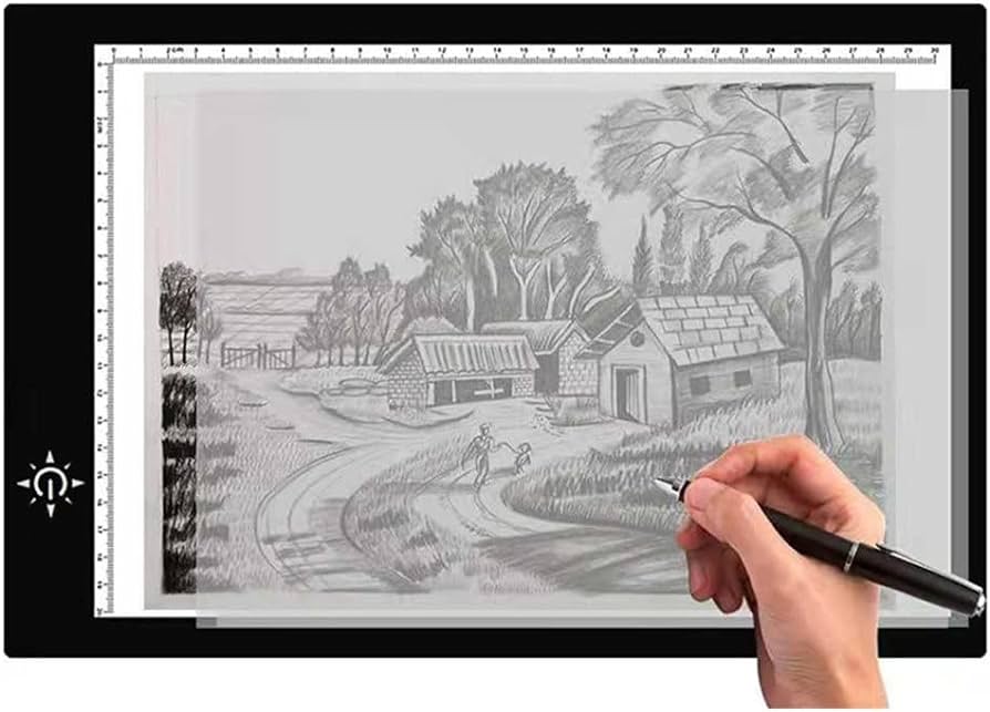 Inspira - Tablet de Dibujo Bocetos Recortes Caligrafía LED Material de ...