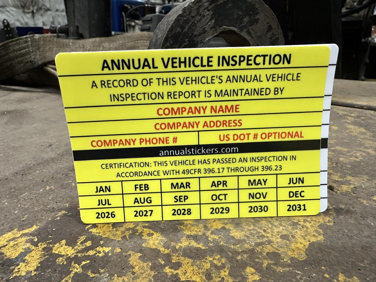 Annual Stickers - 🚗 Annual Stickers, FMCSA, & 90-DAY... | Facebook