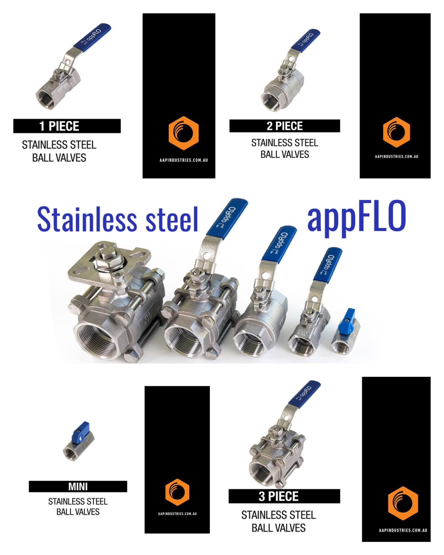 AAP Industries - Meet the family of appFLO stainless steel...