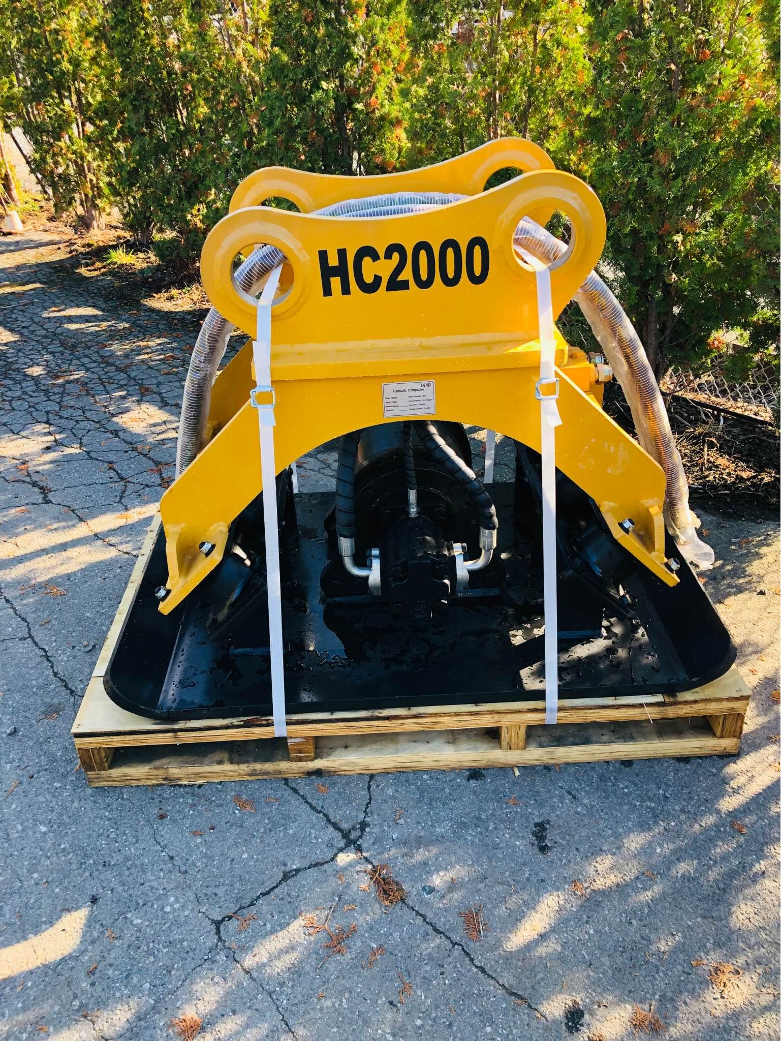 Brand New HC2000 Excavator Plate Compactor / Hoe Pac - Commercial ...