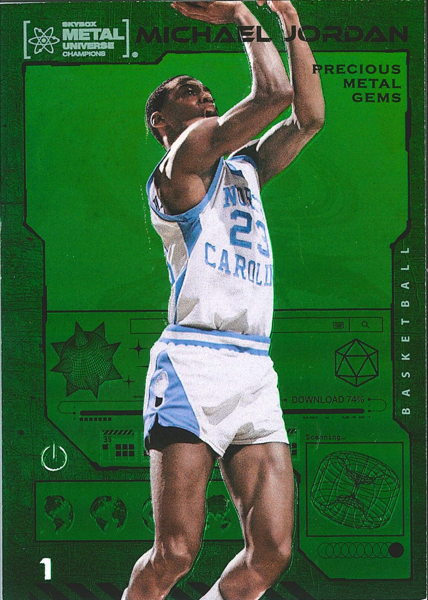 Hitting a Jordan auto from 2022 Metal Universe pack