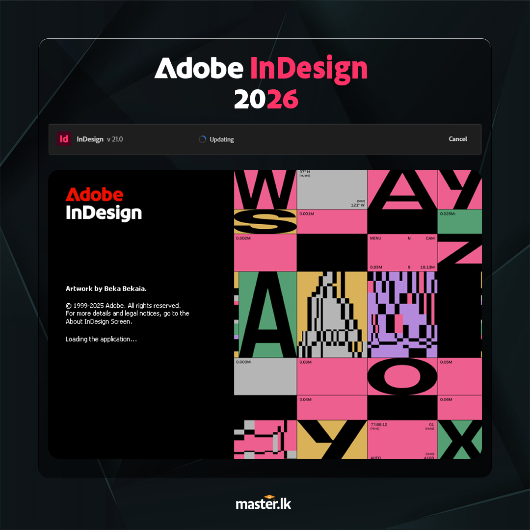 master.lk - Adobe InDesign 2026 🩷 New release😍... | Facebook