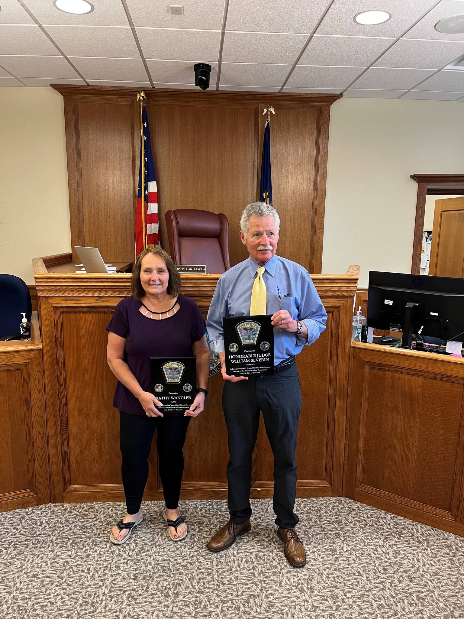 🌟 Honoring Judge William... - Bismarck Police Department | Facebook