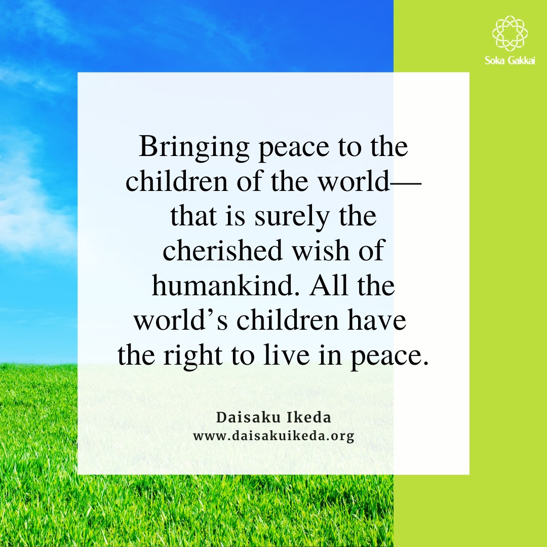 Daisaku Ikeda on children's right to peace