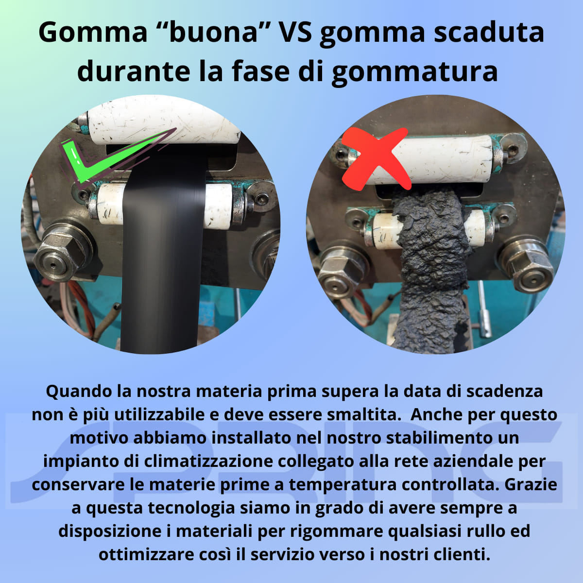 Spring Srl - Rulli in Gomma e Poliuretano