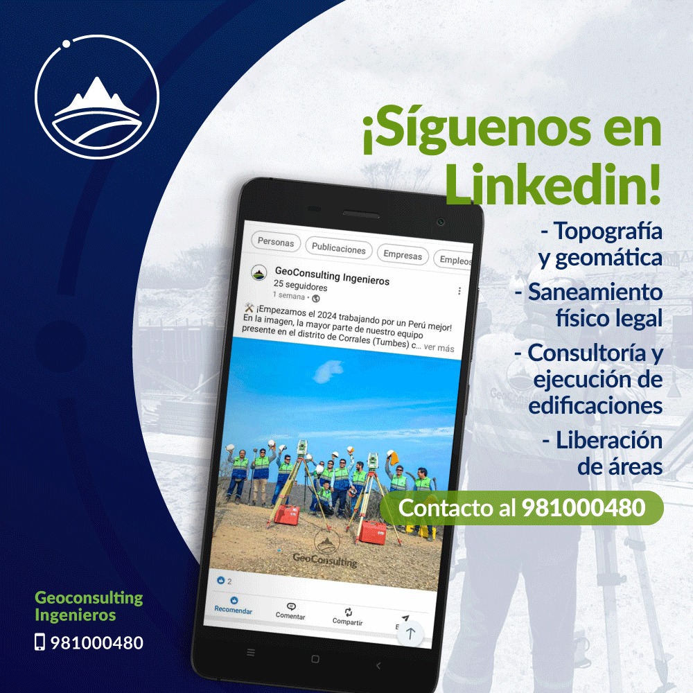 ‼️ ¡ESTAMOS EN LINKEDIN!... - GeoConsulting Ingenieros SAC | Facebook