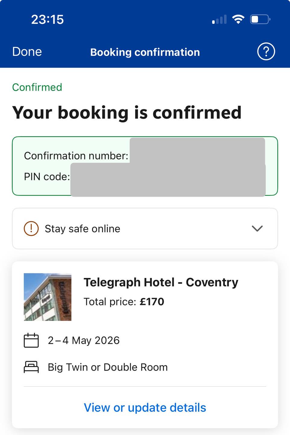 Football - This Coventry City fan has already booked his hotel in the ...
