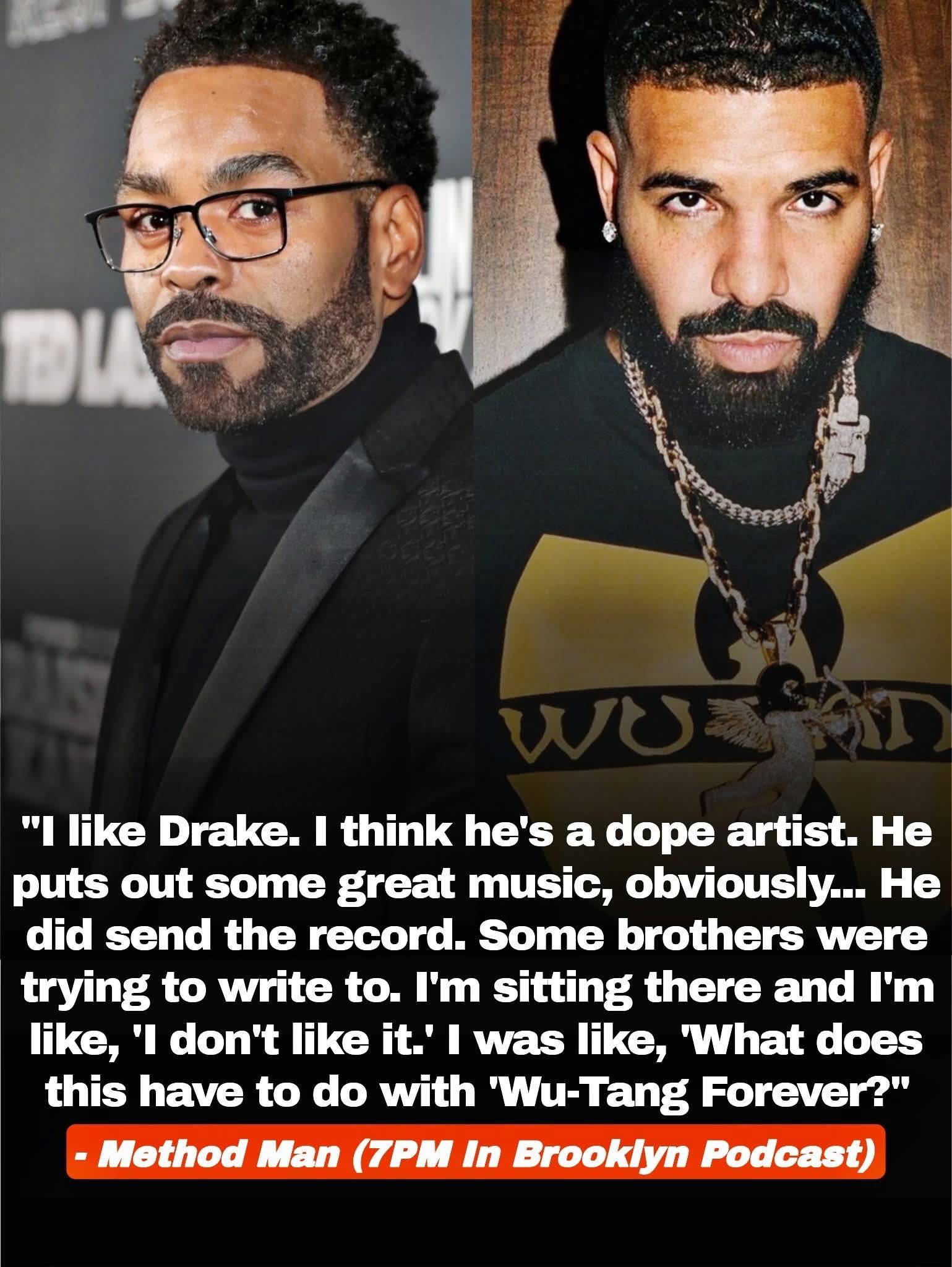 MethodMan explains why him and the rest of Wu-Tang Clan members 