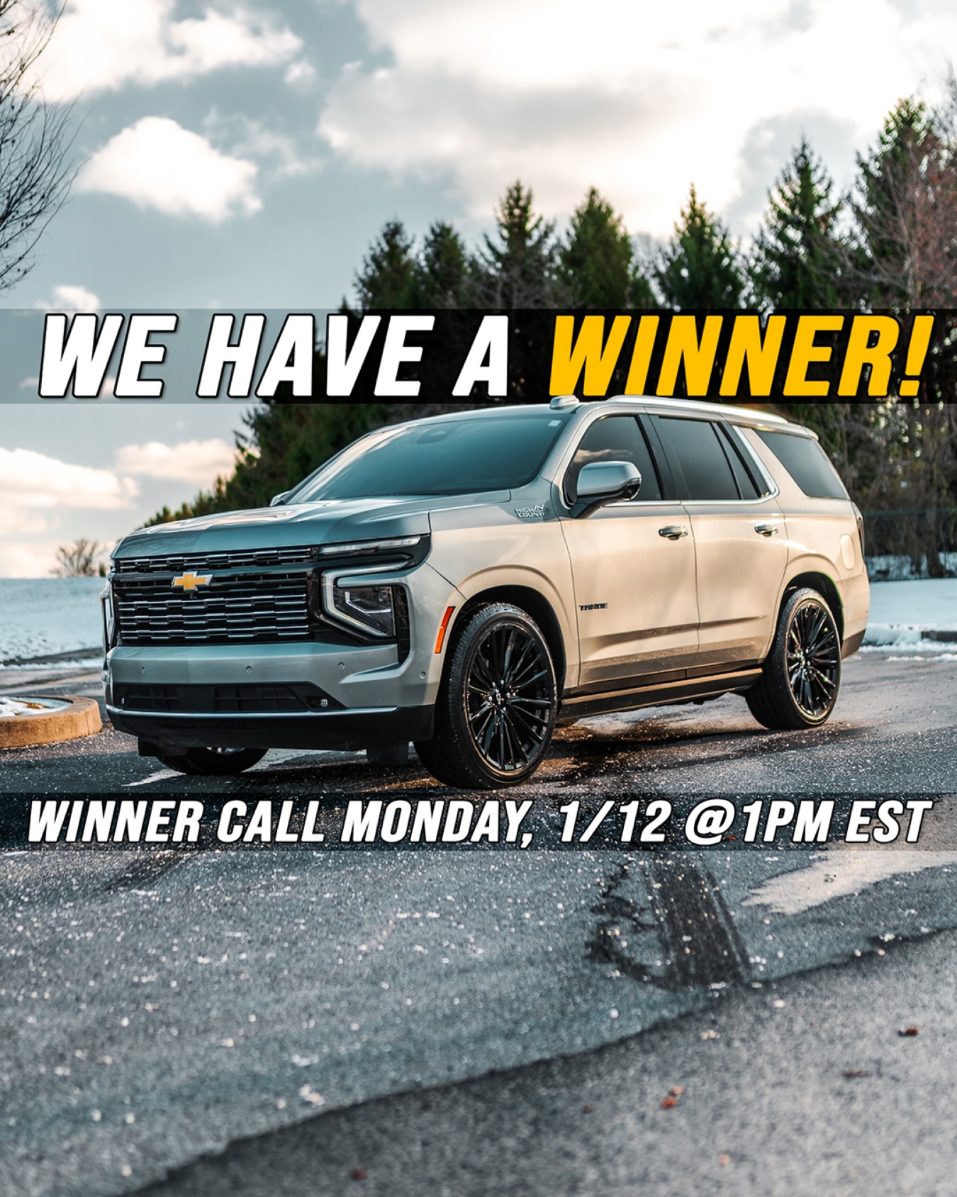 717 - WE HAVE A WINNER🏆 for the Tahoe High Country ultimate family ...