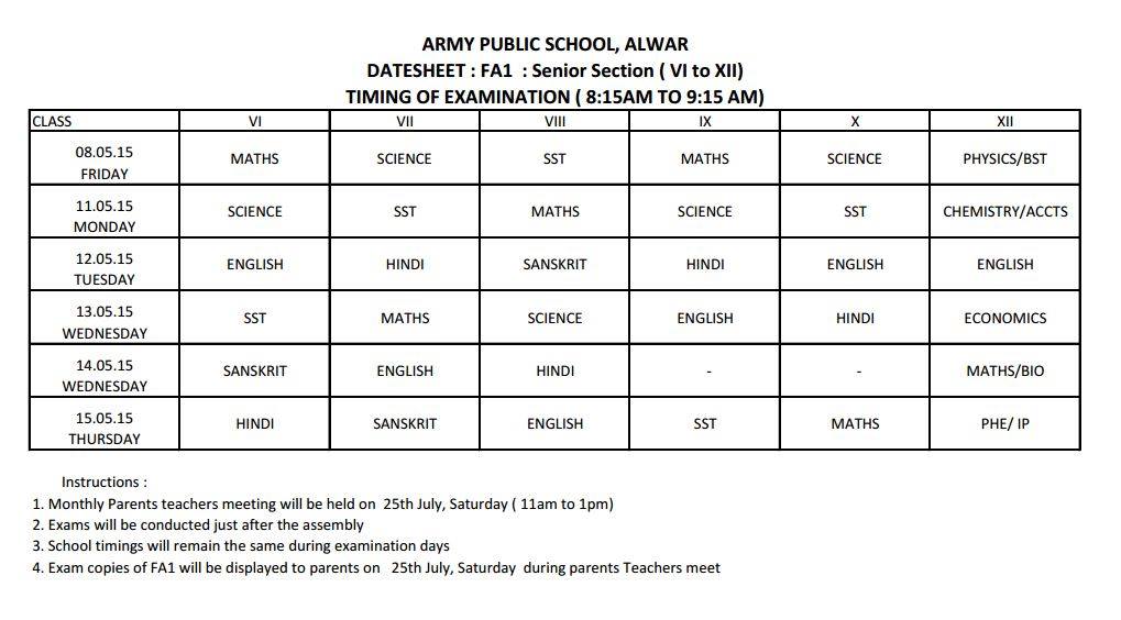 ARMY Public School, ALWAR | Alwar City