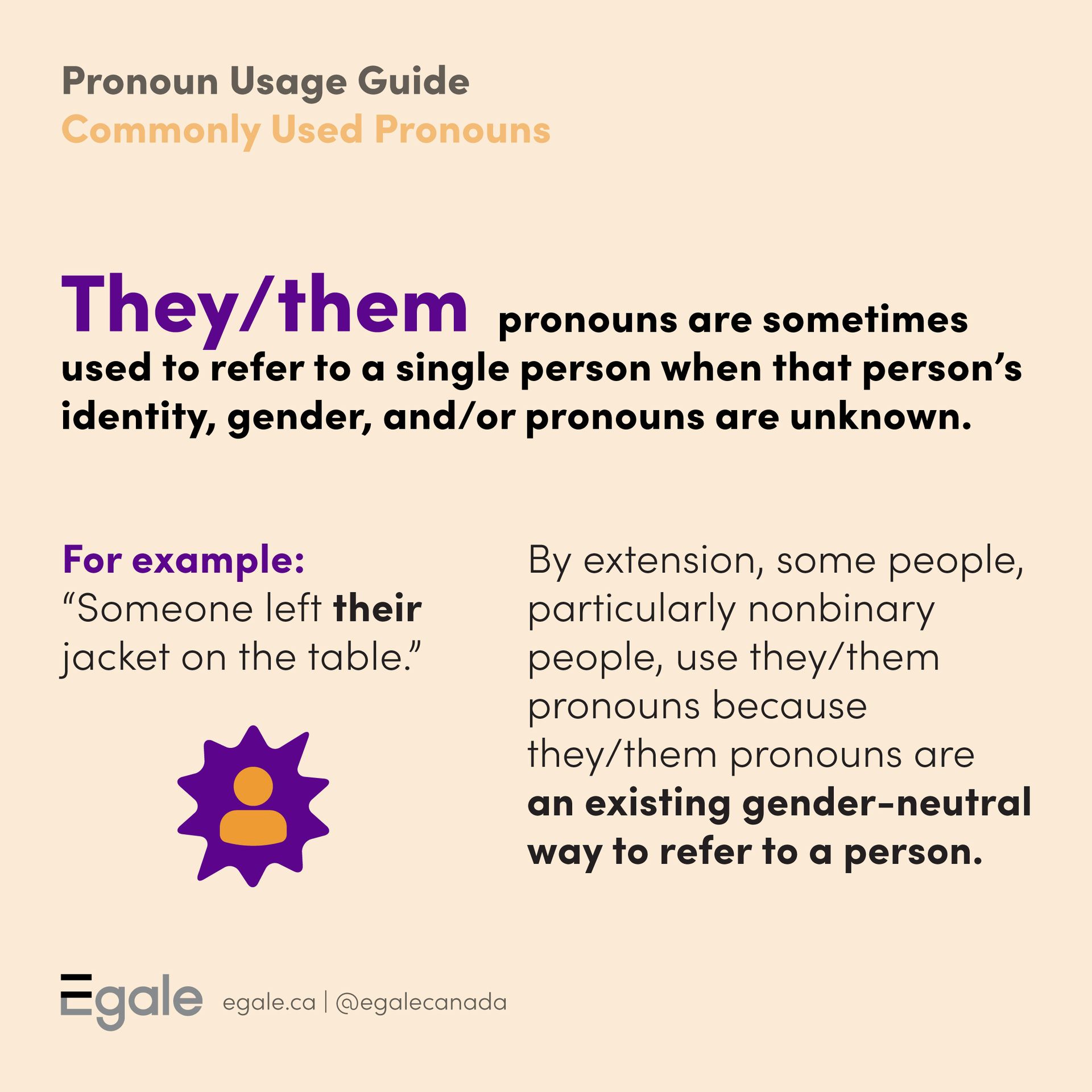 Egale - Inclusive pronoun usage is a step towards inclusion and ...