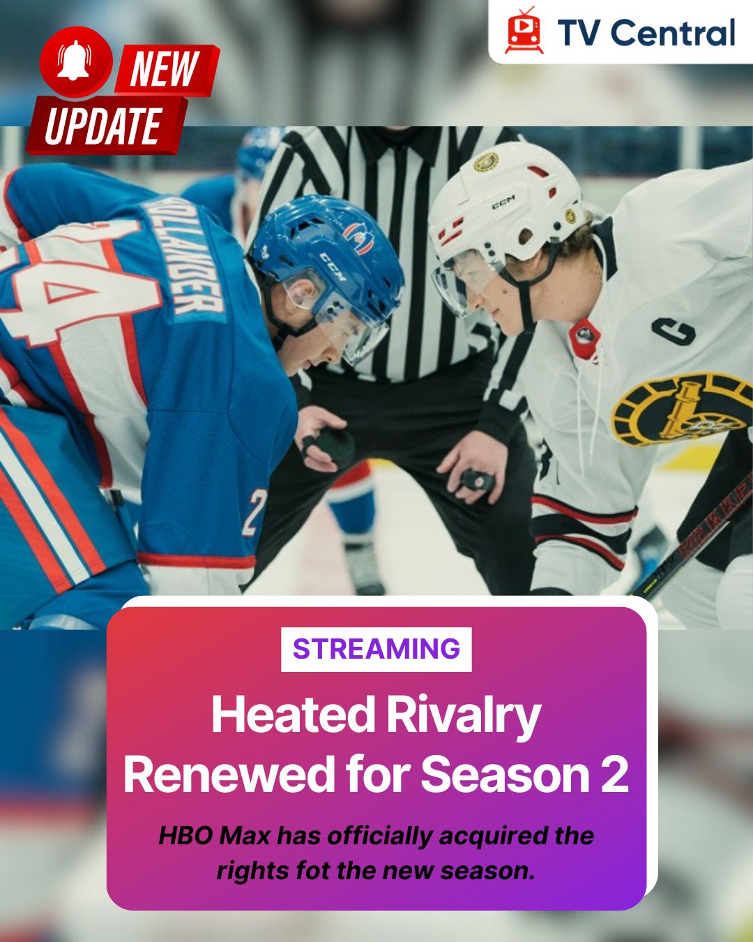 TV - 🏒🥅 Fans can breathe easy! Heated Rivalry is officially coming back ...
