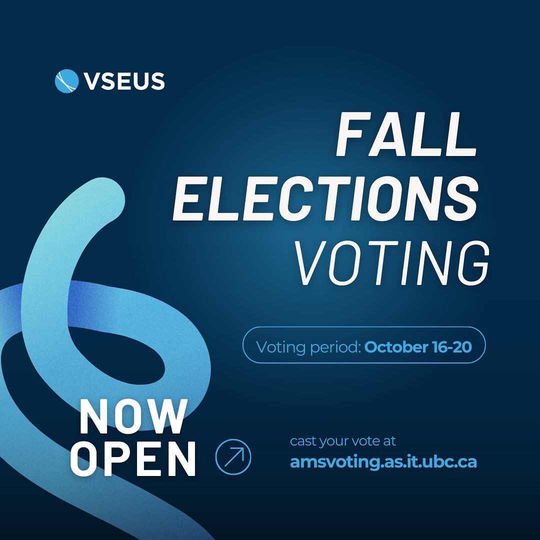 UBC - 🗳️ Cast Your Vote! 📢 Fall Elections Voting Now Open! 🍂 The moment ...