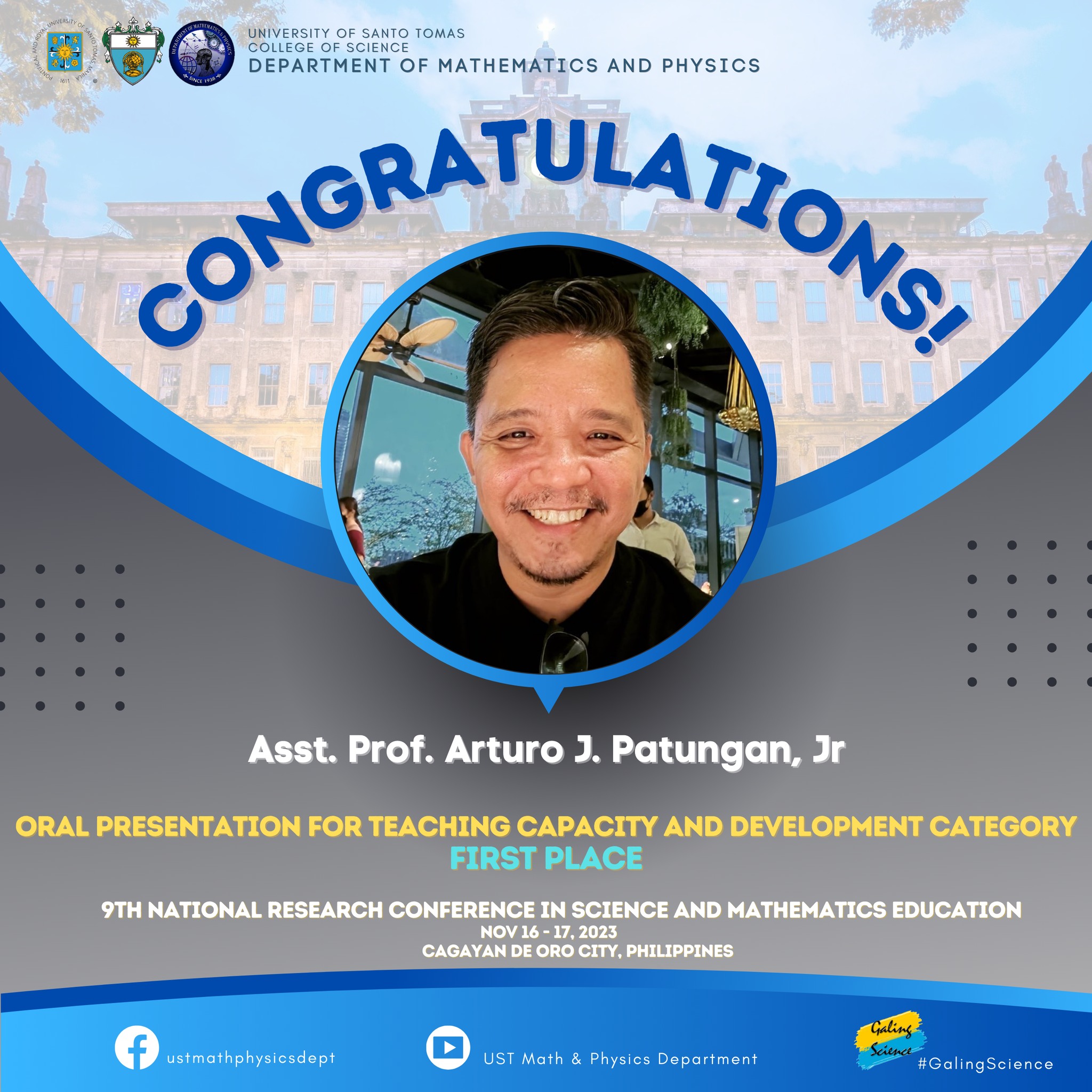 The UST... - UST Department of Mathematics and Physics