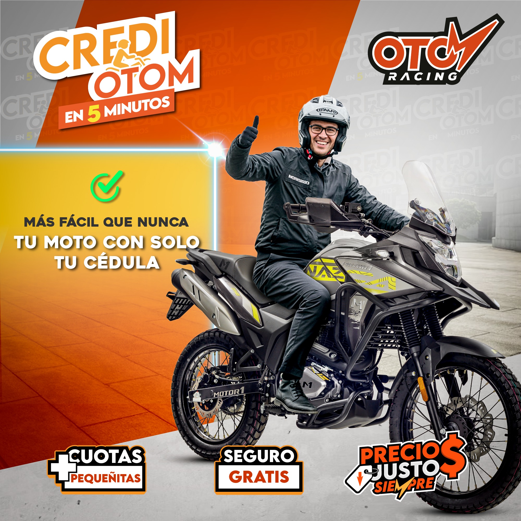 Otom - 🚀🏍️ Con Crediotom tu moto llega rápido y con todo incluido.🚀 ...
