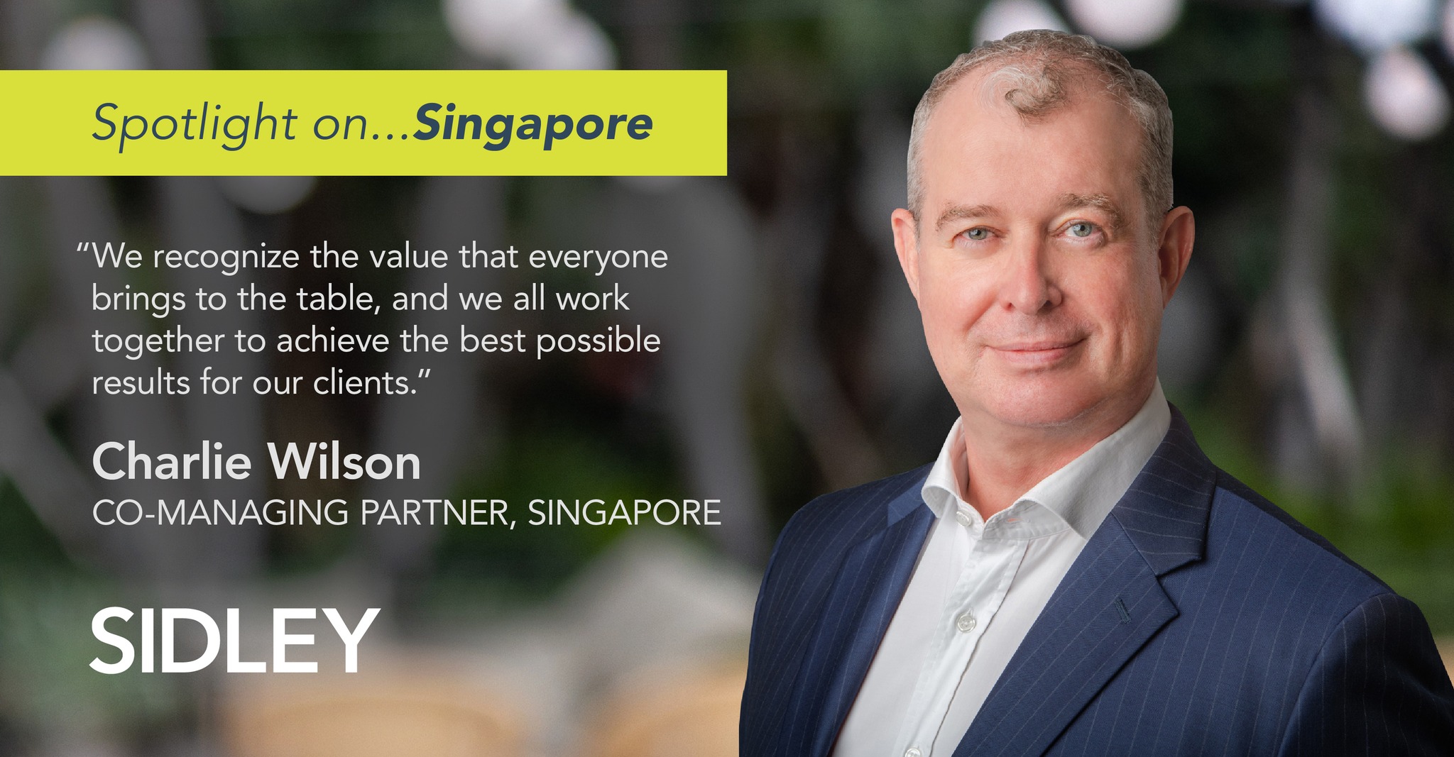 “We recognize the value... - Sidley Austin LLP (Official) | Facebook