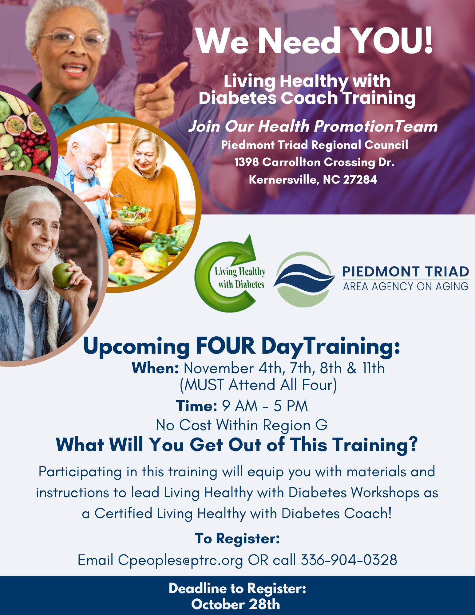 Piedmont Triad Regional Council Area Agency on Aging | Kernersville NC