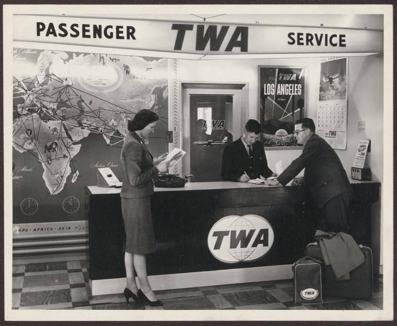 In 1960, TWA (Trans World Airlines) was a major US carrier 