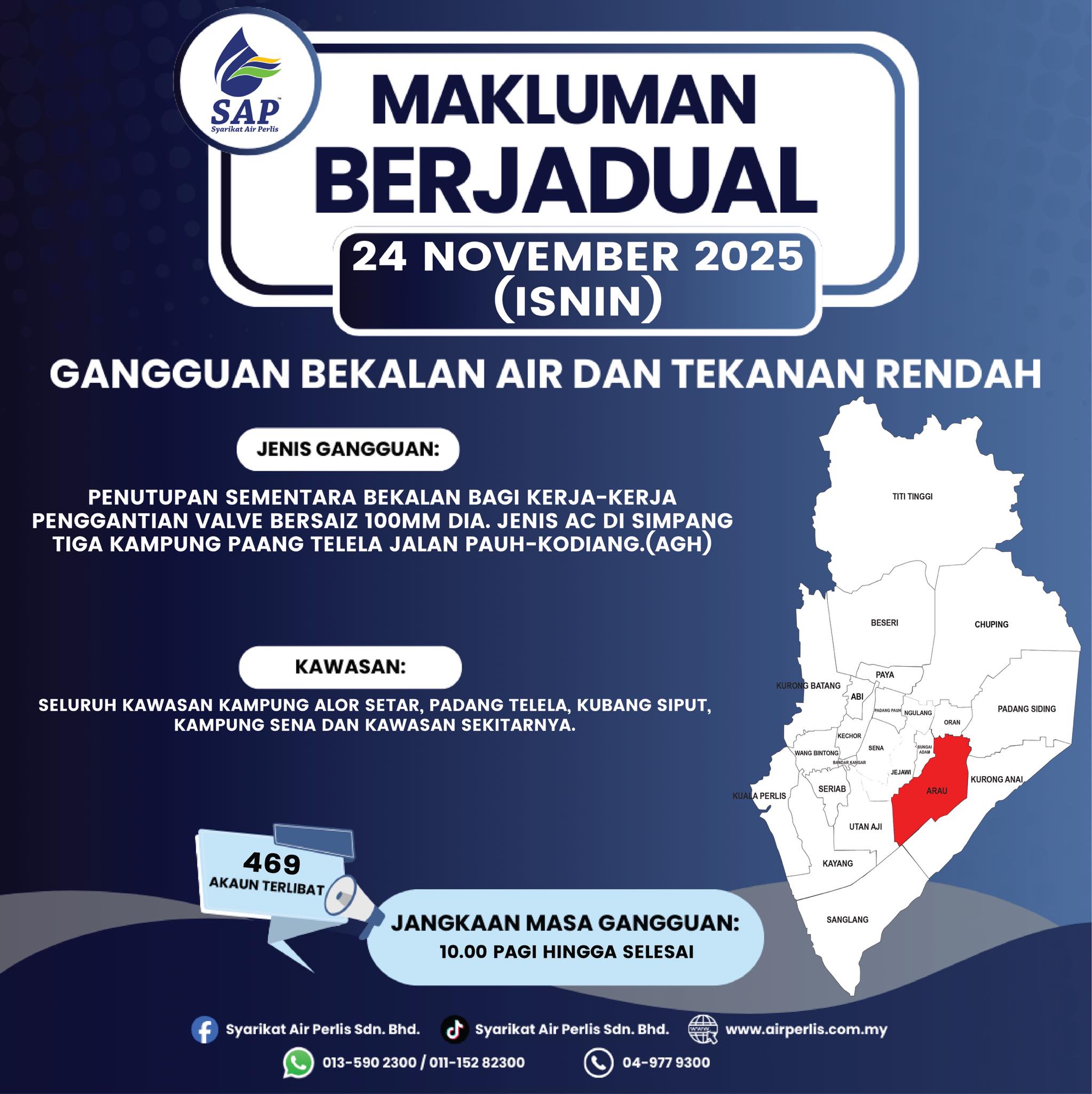 Syarikat - MAKLUMAN: TARIKH: 24 NOVEMBER 2025 (ISNIN) Assalamualaikum ...