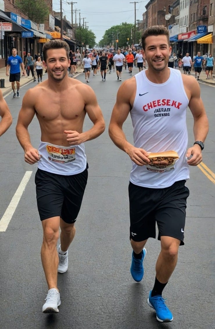 Just - The cheesesteak relay race | Facebook