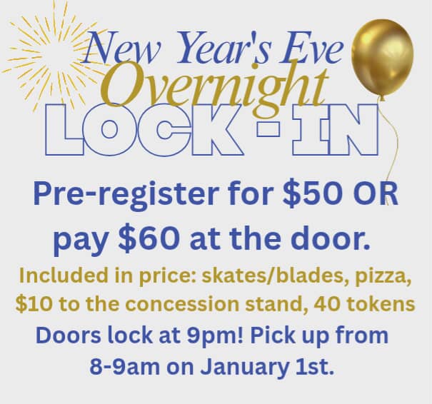 NYE Overnight Lock-In!