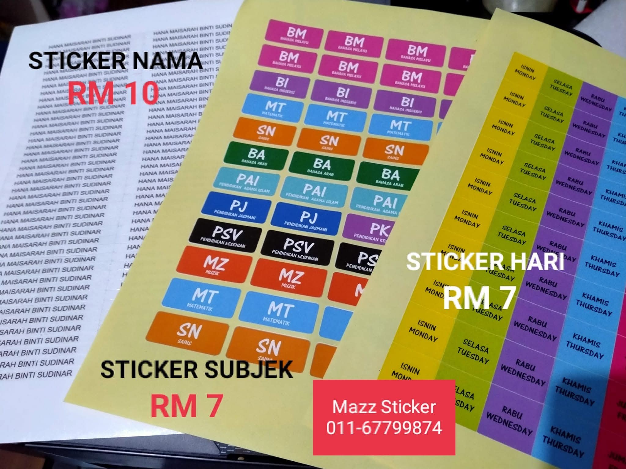Mazz Sticker - STICKER KERETA... | Facebook