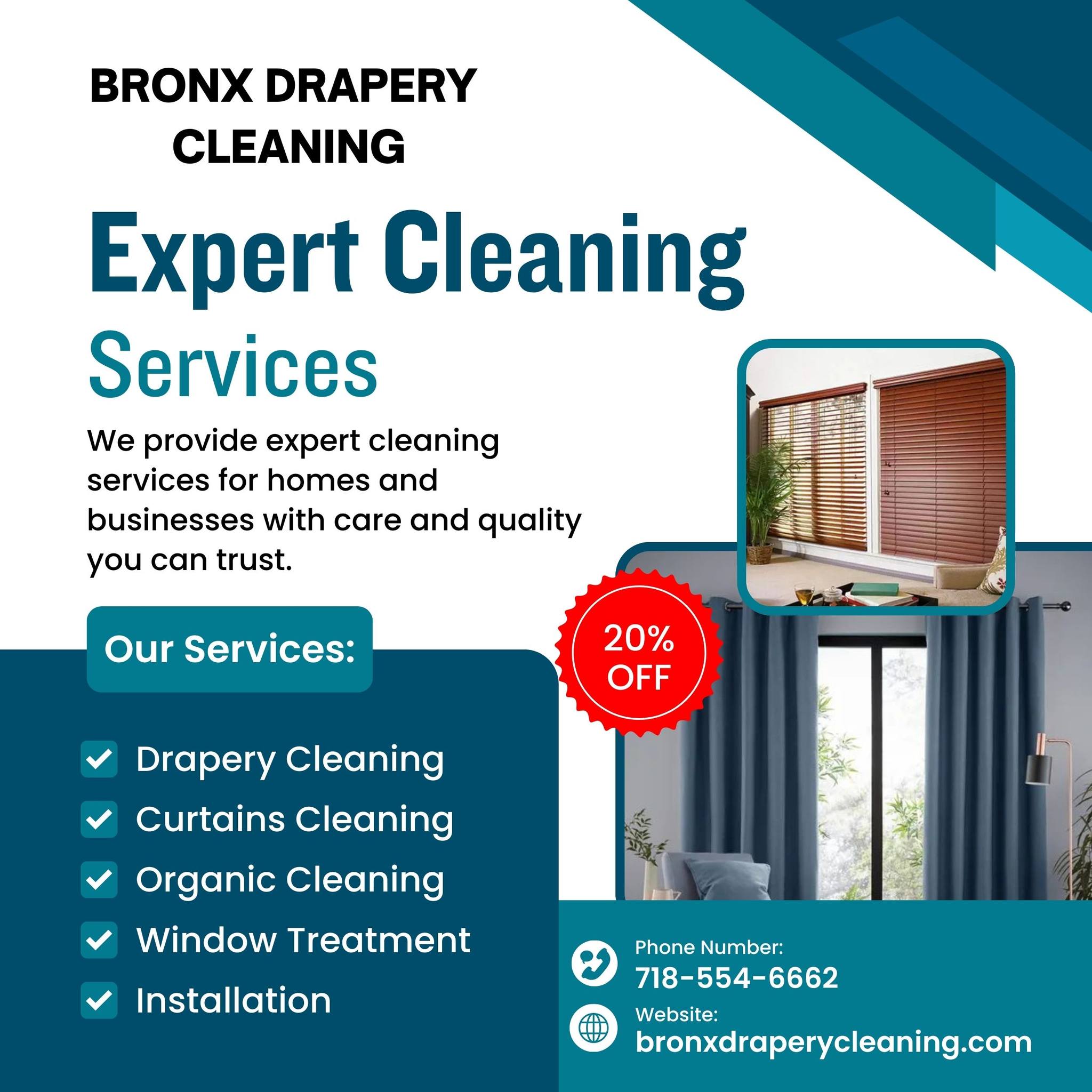 Bronx Drapery Cleaning | The Bronx NY