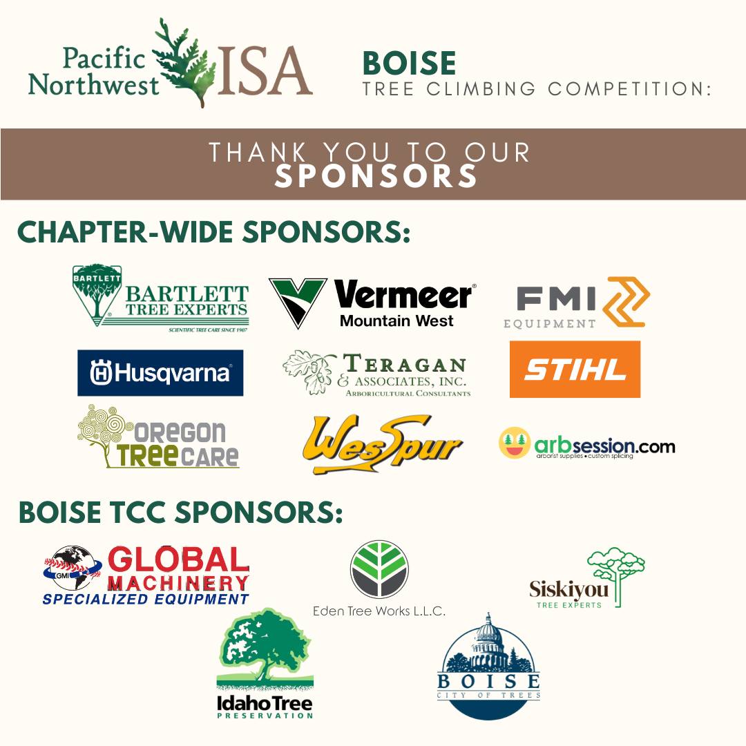 PNW ISA Tree Climbing Competitions