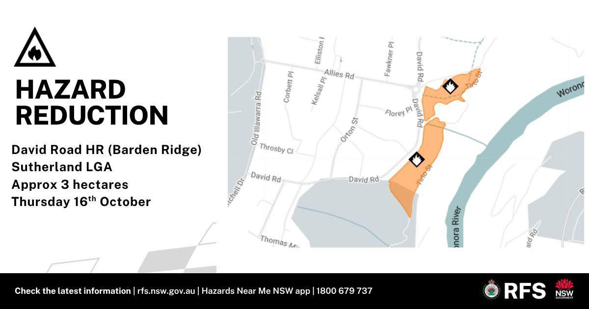 NSW - 🚨 Community Notice: Hazard Reduction Burn 🚨 The NSW RFS will be ...