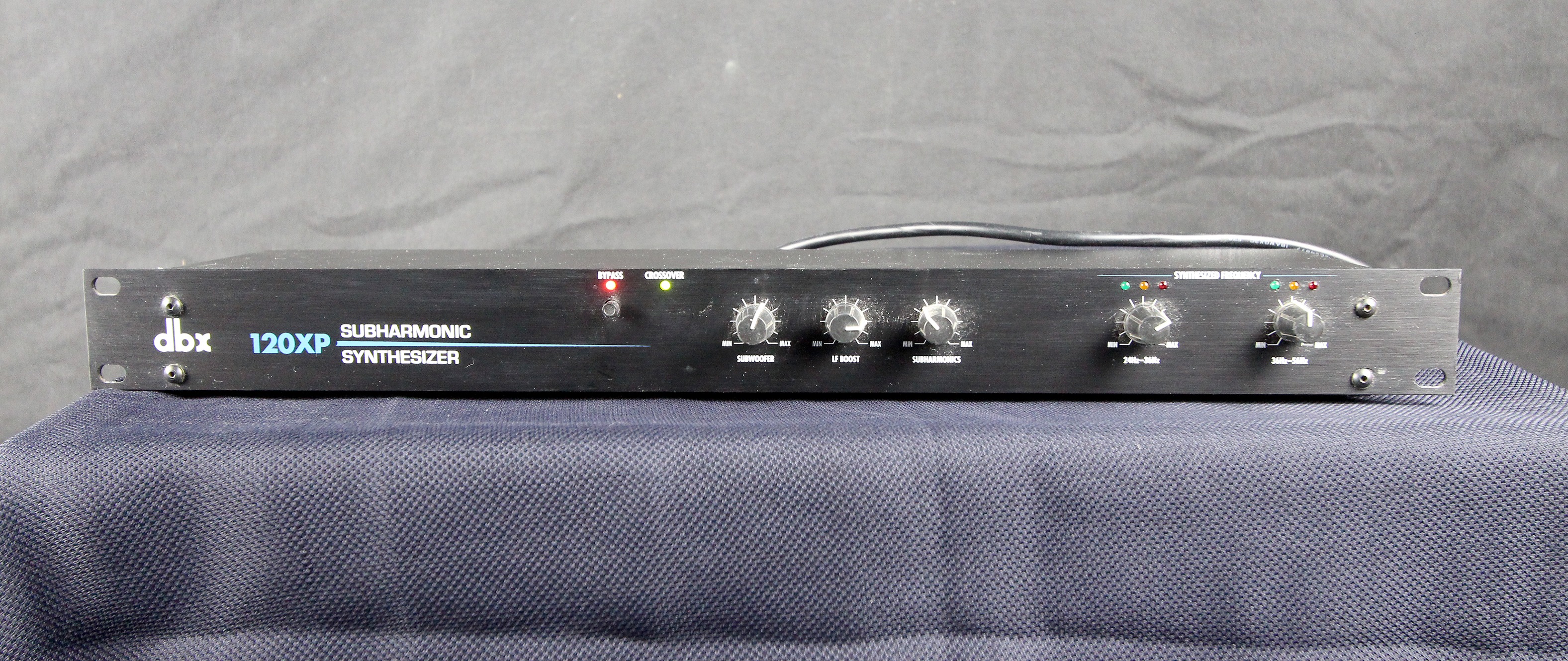 The Vintage dbx 120XP Subharmonic Synthesizer Bass Enhancer