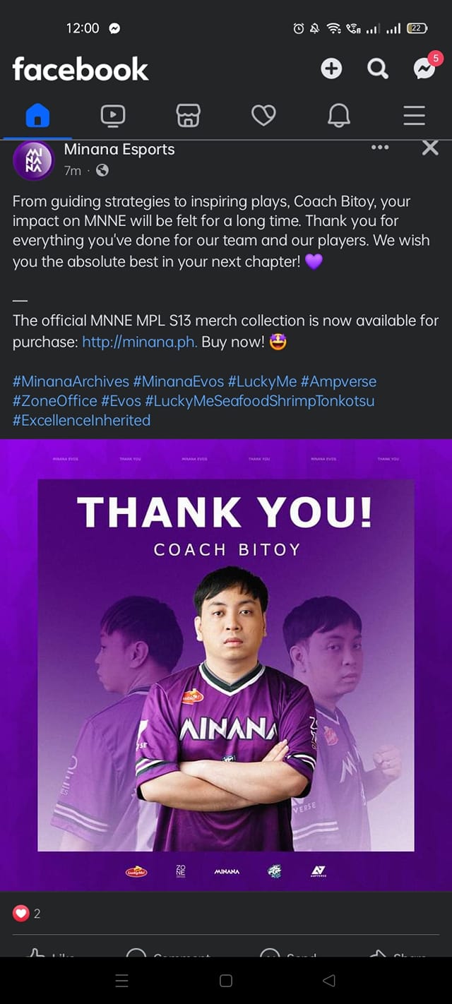 Minana Esports - Coach Bitoy Multiverse? #MinanaArchives...