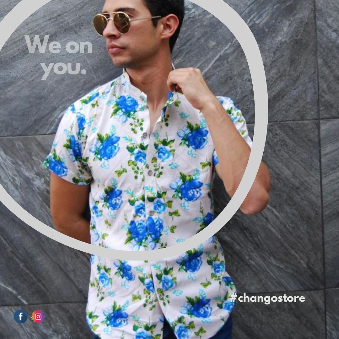 Chango Store - Camisa de vestir / Manga Corta Popelin...