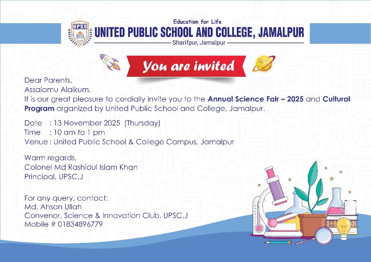 United - Welcome to UPSCJ Annual Science Fair and Cultural Program ...