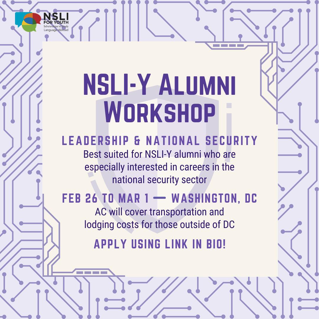 National Security Language Initiative for Youth (NSLI-Y) Alumni | DC ...