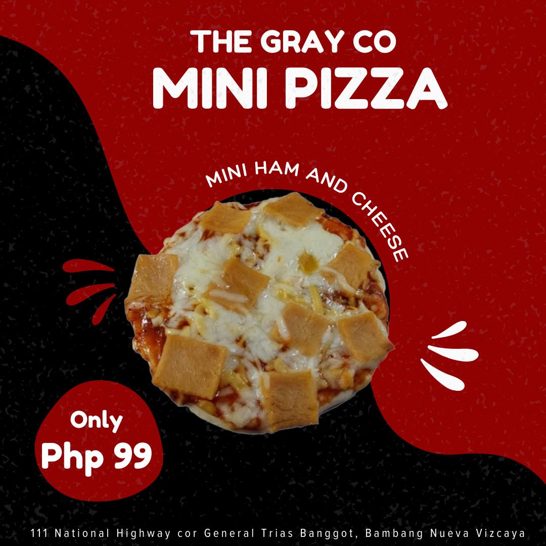The Gray Co. - Mini pizza love! 🖤♨️ ~~~ Come and visit... | Facebook