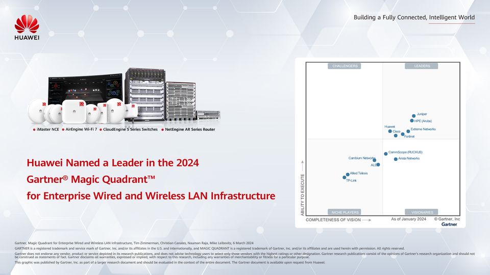 Huawei - Huawei stands as the only non-North American leader in the ...