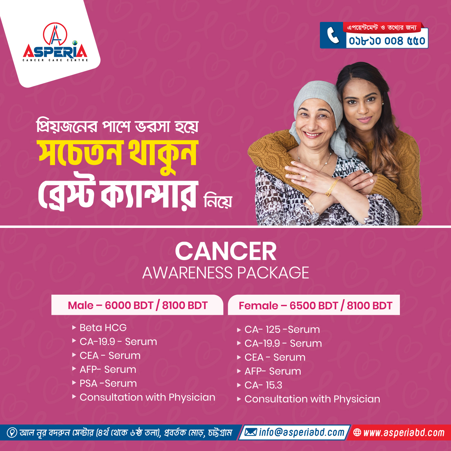 Asperia Cancer Care Centre | Chittagong
